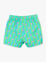 Boys Neon Flamingo Stripe Swim Trunks
: Green / 12-18m