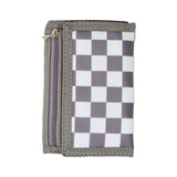 Checkered Boy Wallet: Black