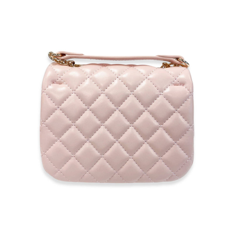 B1380 Colorful Gems Quilted Purse (3 Colors): Pink