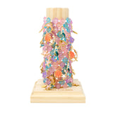 Tiny Treats and ZOMI GEMS Mermaid Seashell Bracelet Tower featuring colorful seashells and ocean-inspired design.