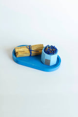 Candle Tray set 3-Piece Palo Santo: Navy