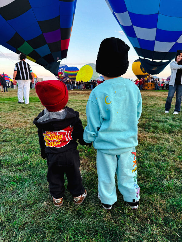 Grateful Dead Rainbow Bears Crewneck - Blue: 4/5