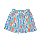 Kids UPF50+ Boys Wesley Swim Trunks with Mesh Liner: Artsy Sharks