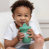 Tall Drink of Water Happy Sippy Cup: Green