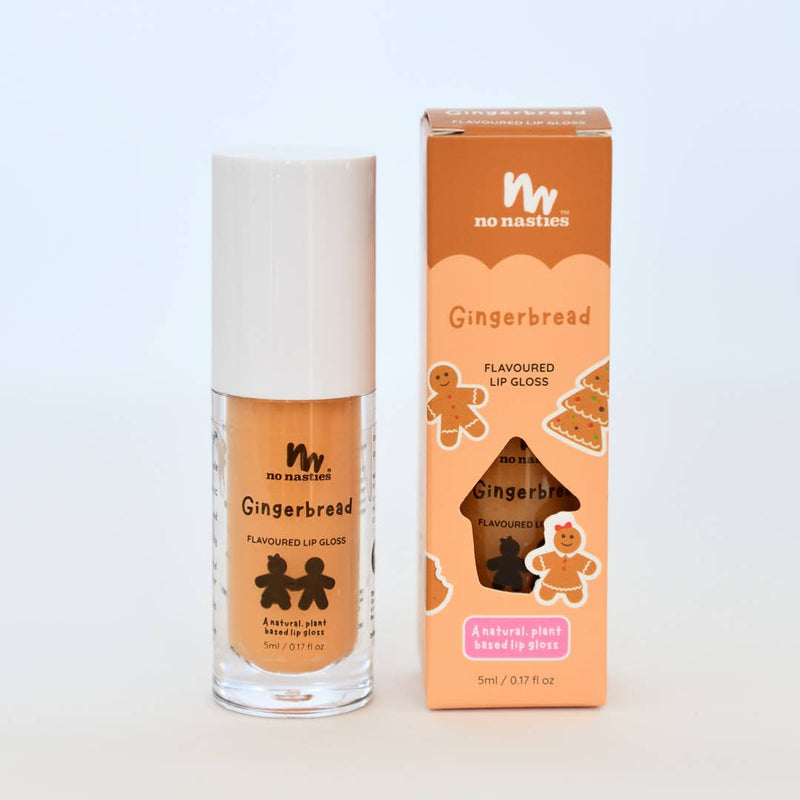 Natural Kids Lip Gloss Wands - Multiple Flavours available: Birthday Cake - Shimmery Cream Coloured