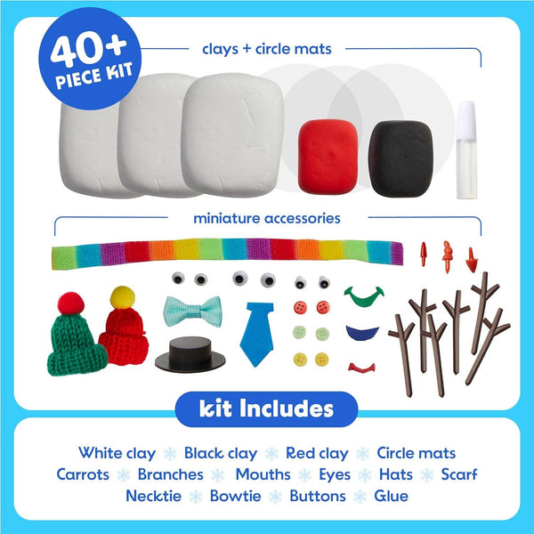 Snowman Making Kit for Kids - Build a Snow Man Craft Kits