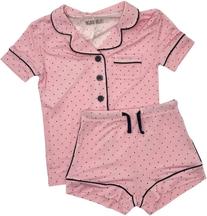 Lynn Pink Dot pajamas