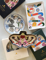 Porcelain Trinket Dish | Moon Moth