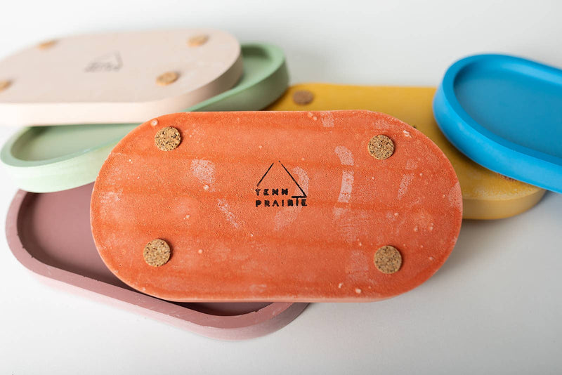 The Candle Tray: Navy