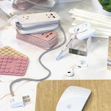 POWER TRIP ECO OUTLET/USB/USB-C CHARGER: Natural