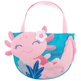 Stephen Joseph Gifts turtle beach tote bag with colorful turtle design and sturdy handles for beach or pool use.