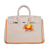 Hampton's "Designer" Inspired Tote Bag - 7 colors !!!: Turquoise/Pink