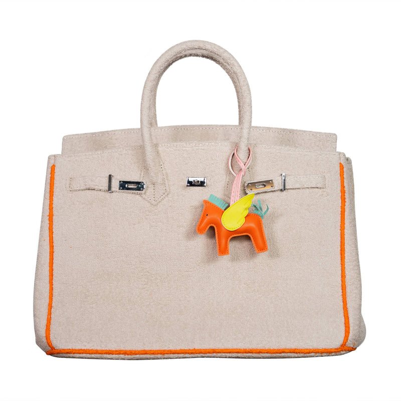 Hampton's "Designer" Inspired Tote Bag - 7 colors !!!: Turquoise/Pink