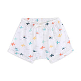 Planes Baby Shirt & Shorts Set (Organic Muslin): Natural / 3-6M