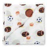 Baby Muslin Swaddle Blanket 47x47 Go Sports!