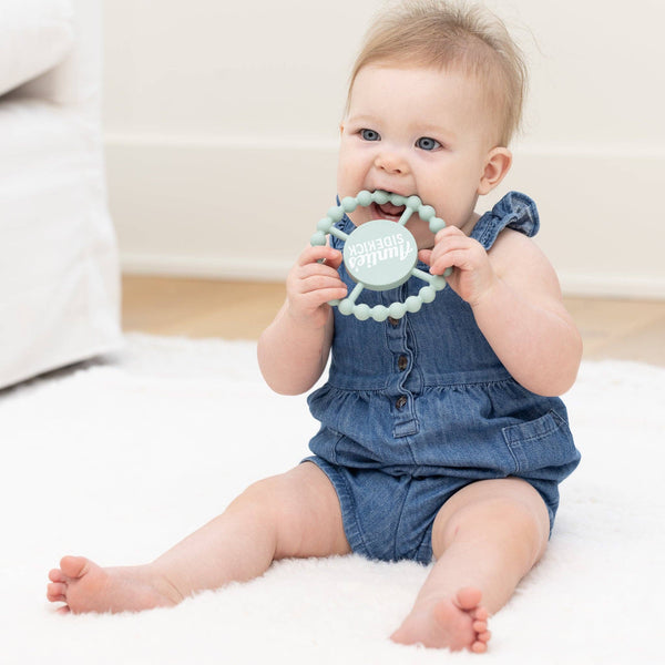 Aunties Sidekick Happy Teether: Blue