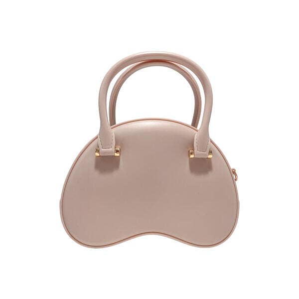 B3005 Floral Matt Jelly Dome Purse (3 Colors): PINK