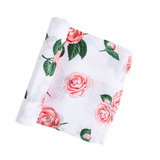 Camellia Baby 2-in-1 Burp Cloth and Bib (Floral)