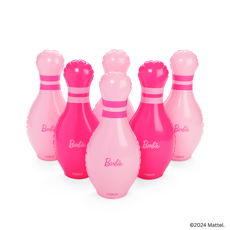 FUNBOY X Barbie™ Inflatable Backyard Bowling Set