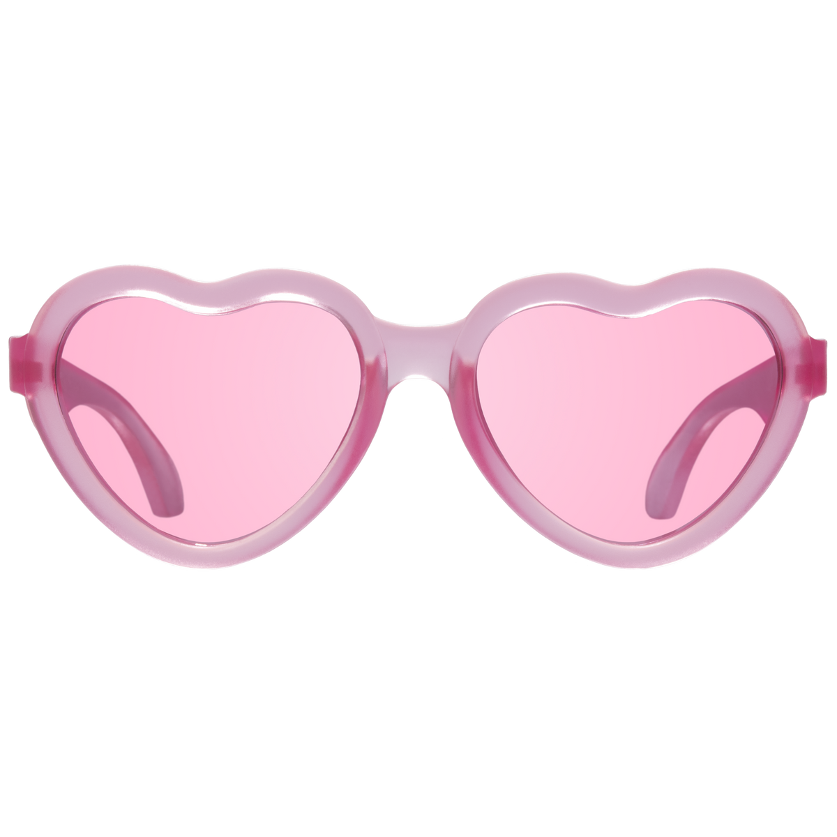 Fuchsia Haze Heart with Pink Mirrored Lenses: Ages 3-5