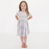 Spring Cascade Bamboo Twirl Dress