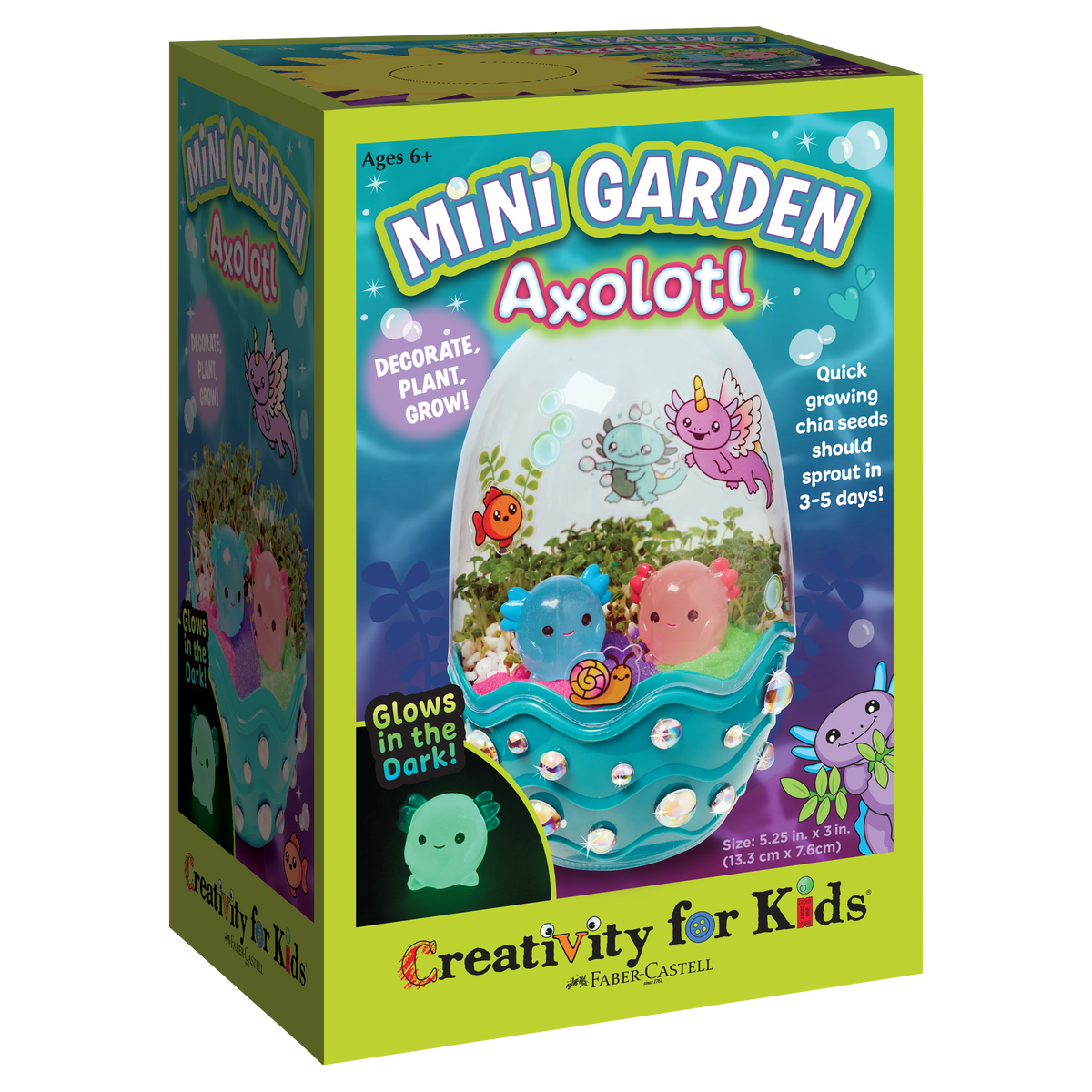 Grow a Mini Garden - Axolotl - DIY Craft Kit for Kids