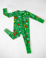 Soccer Bamboo Zippy: 6-12 months