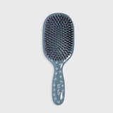 KITSCH Smooth & Polish Brush with coastal blue print, showing the brush with soft bristles and stylish design.