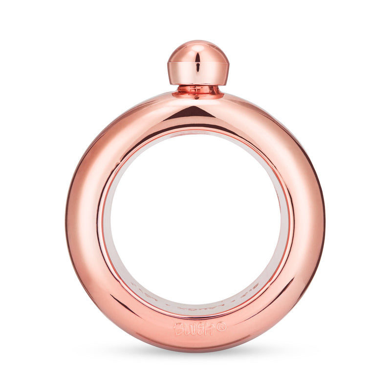 Rose Gold Plastic Bangle Flask