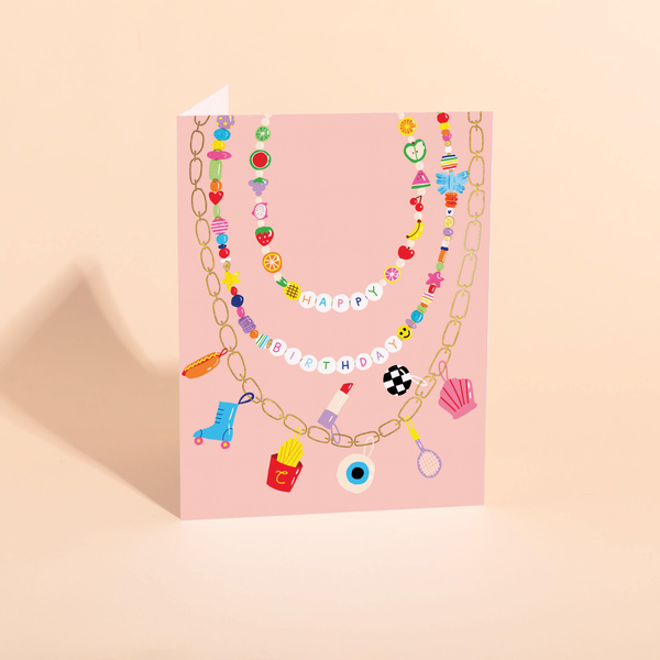 FESTIVAL BEADS - Birthday Card