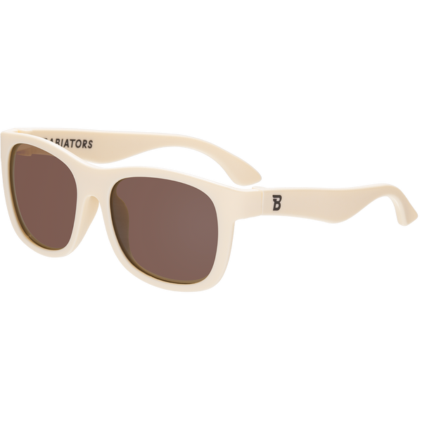 Sweet Cream with Amber Lens Navigator Baby & Kids Sunglasses: Ages 6+