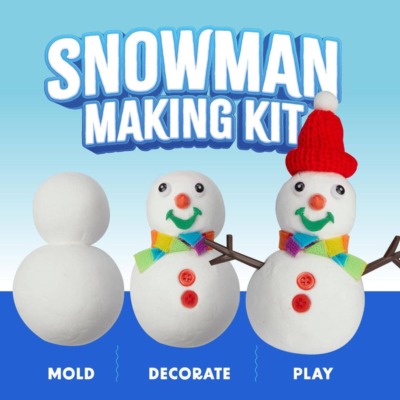 Snowman Making Kit for Kids - Build a Snow Man Craft Kits