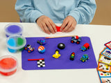Colorful Cars Clay & Play set by Floss and Rock, featuring vibrant clay and toy cars for creative play.