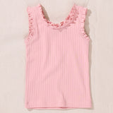 Joy Ruffle Rib Tank