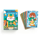 Go Camp! card game by Chronicle Books featuring colorful camping-themed cards and illustrations for outdoor adventure fun.