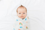 Classic Muslin Swaddle - Rainbow Sky