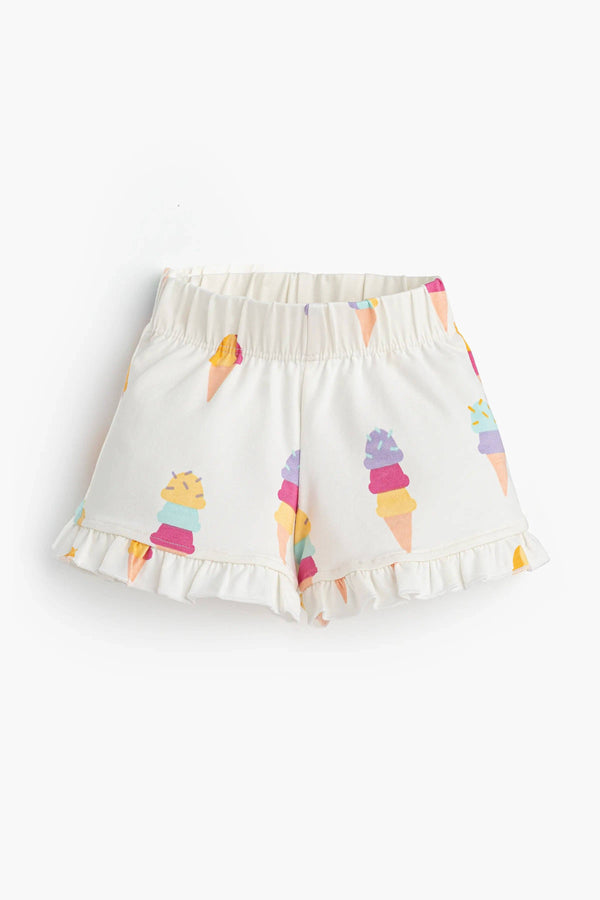 Baby Tank Bodysuit + Ruffle Short Set_Ice Cream Social: Girl / Ice Cream Social / 3-6m