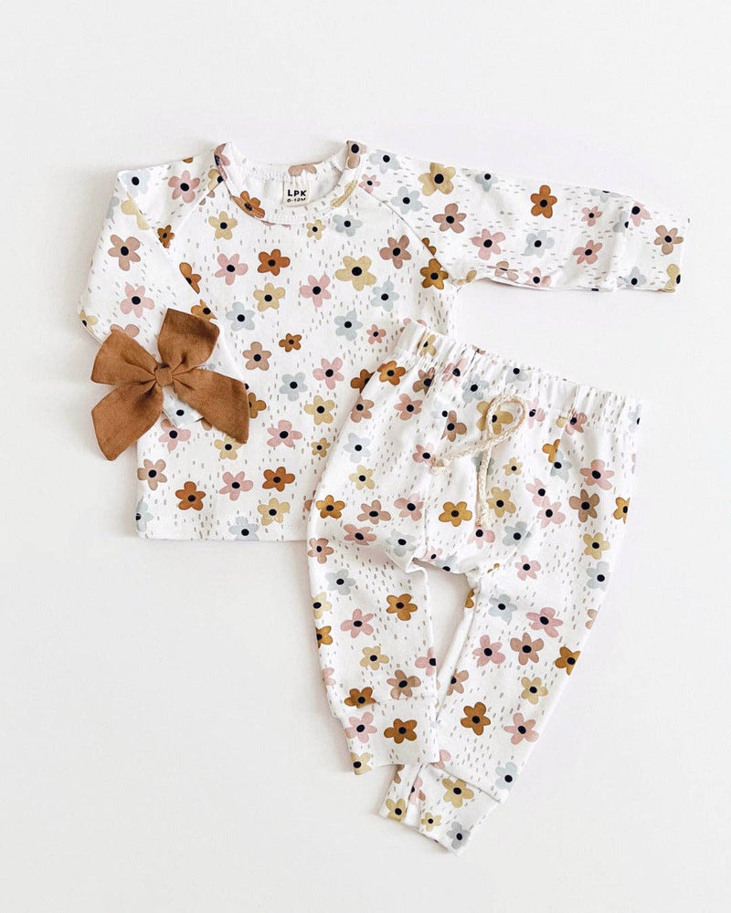 Lounge Set Baby Kids | Floral: 0-3M