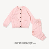 Milan Baby Legging Pants Sweater Knit (Organic Cotton): Blush