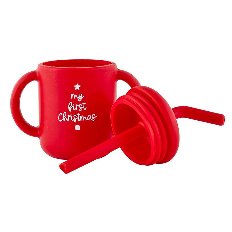 Silicone Sippy Cup - My First Christmas