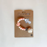 Pacifier Clip Teether Holder Cactus Desert for babies: Pink