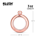 Rose Gold Plastic Bangle Flask