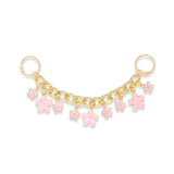 Classic Sparkle Top Handle Handbag: Pink
