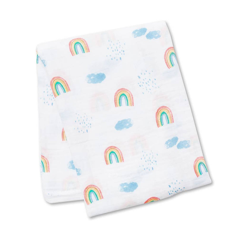 Classic Muslin Swaddle - Rainbow Sky