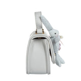 B1207 Bunny Applique Purse (4 Colors): Fuchsia