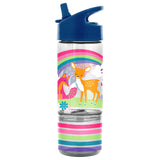 Stephen Joseph Gifts Shark Sip and Snack Bottle with colorful aquatic design and easy-to-use drinking spout.