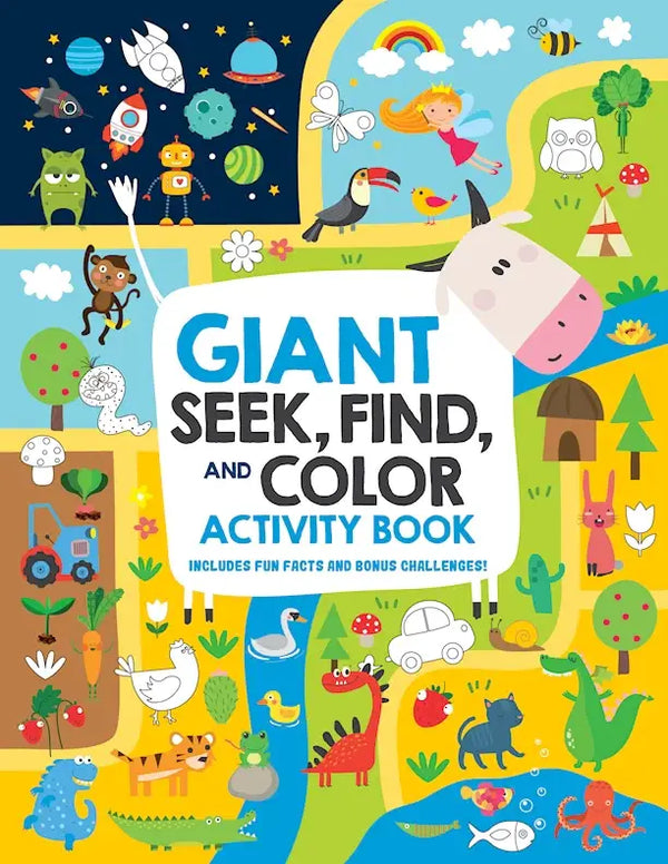 Activity Book - Giant Seek, Find, and Color