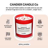 Santa's Midnight Snack Candle 