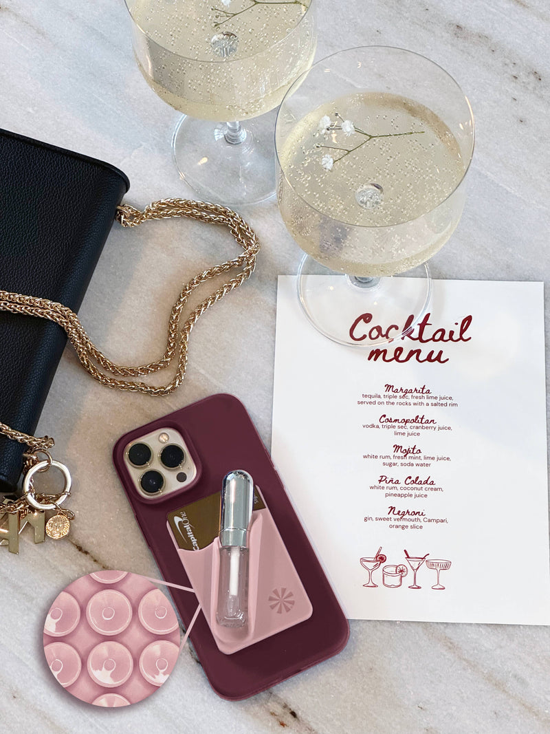 Bare Necessities : Phone-Back Pocket: Pink