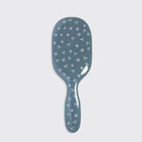KITSCH Smooth & Polish Brush with coastal blue print, featuring a sleek handle and bristles for smoothing hair.
